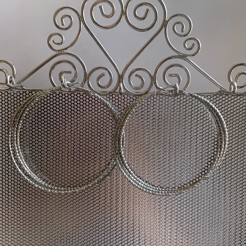 7cm hoop earrings